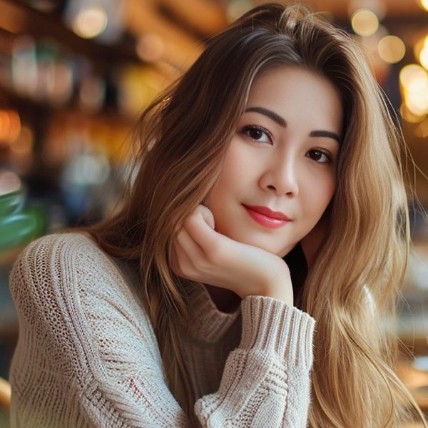 Wasana Thai Massage booking Porträt einer jungen Frau mit braunen Haaren die Lächelt.