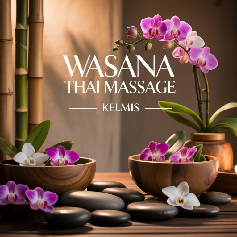 Zen Bild mit Lavastein und Blumen